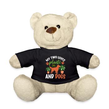 Plants, Dog Lover, Garden Gardener, Gardener - Teddy Bear - black - Front