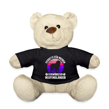 Newfie SCHUFTE FÜR MEINEN VERWÖHNTEN NEUFUNDLÄNDER - Teddy - Schwarz - Vorne