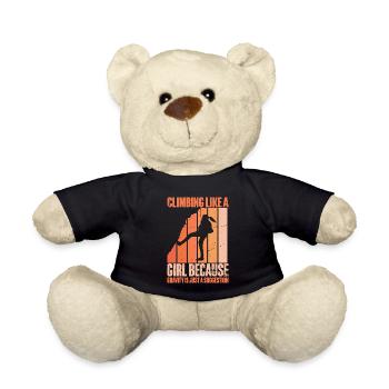 Grimpeur Escalade Montagne - Nounours - noir - Devant