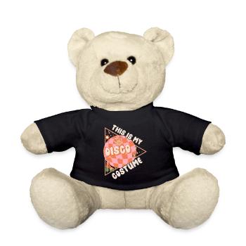 Disco Groovy Hippie des années 70 des années 80 Vintage Seventies - Nounours - noir - Devant