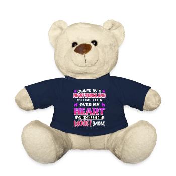 DOG MOM OWNED BY A NEWFOUNDLAND DOG OWNER - Teddy Bear - french navy - Front