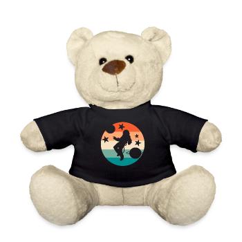 Retro-Astronaut Raumfahrer - Teddy - Schwarz - Vorne