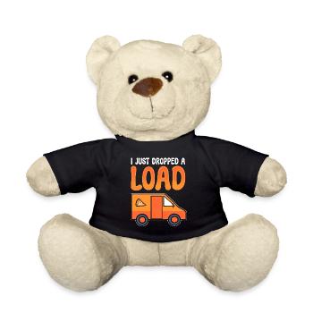 I Just Dropped A Load Pizzalieferant - Teddy - Schwarz - Vorne