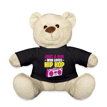 HipHop -Tänzer Breakdancing Der 80er 90er Hip Hop - Teddy - Schwarz - Vorne