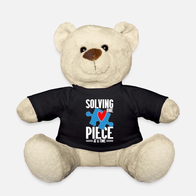 Puzzle Pièce Puzzle Amateur de Puzzle - Nounours - noir