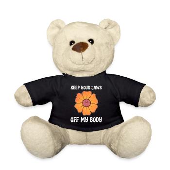 Keep Your Laws Off My Body Menschenrechtsaktivist - Teddy - Schwarz - Vorne