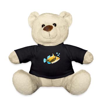 Humuhumunukunukuapua'a Hawaiian Reef Pusher - Teddy Bear - black - Front