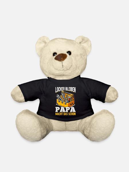 Locker bleiben Papa macht das schon - Vatertag - Teddy - Schwarz