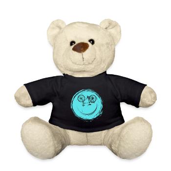 Fahrrad Gesicht - Teddy - Schwarz - Vorne