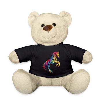 Appaloosa cheval Pop Art - Nounours - noir - Devant