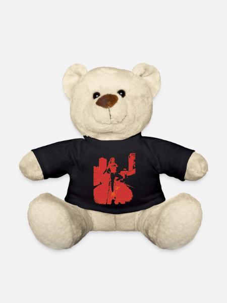 skate.point_flying.red_point.city - Teddy Bear - black