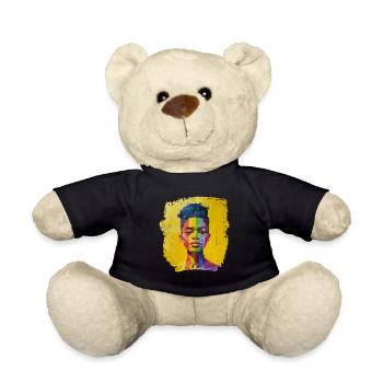 Fierté et force - LGBTQIA+ - Nounours - noir - Devant