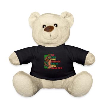 African American Christ Jesus Black Women - Teddy Bear - black - Front