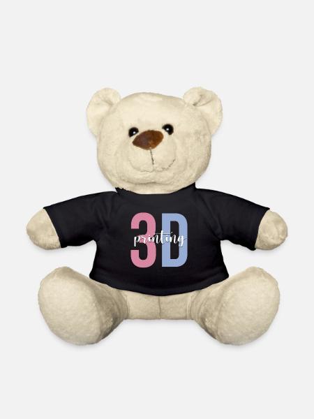 3D-Drucker-Maschine - Teddy - Schwarz