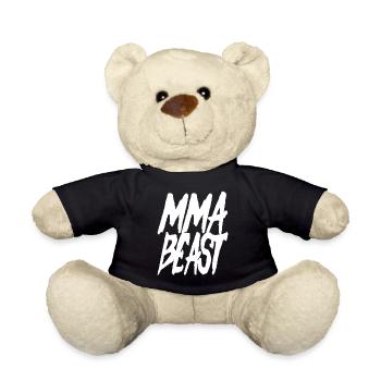 MMA Beast - cooles Kampfsport Design - Teddy - Schwarz - Vorne