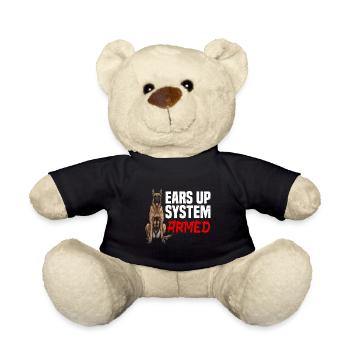 Belgischer Schäferhund EARS UP SYSTEM ARMED - Teddy - Schwarz - Vorne