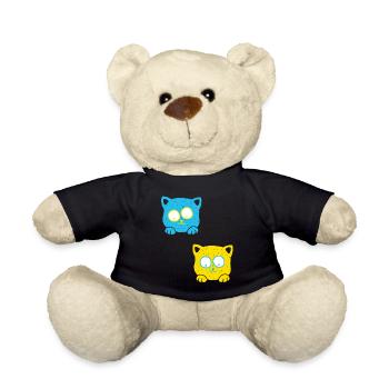 Animal shelter, animal lover, animal welfare, cats, Ukraine - Teddy Bear - black - Front