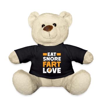 Bouledogue français MANGER RONFLEMENT PET AMOUR - Nounours - noir - Devant