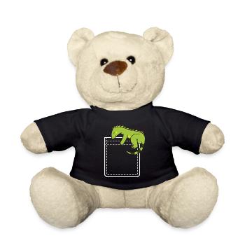 Herpétologiste amateur de reptiles iguanien - Nounours - noir - Devant