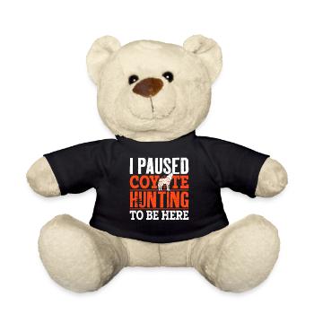 Coyote Hunter Yote - Teddy Bear - black - Front