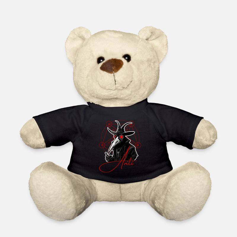 Anti Mensch Pest - Teddy - Schwarz