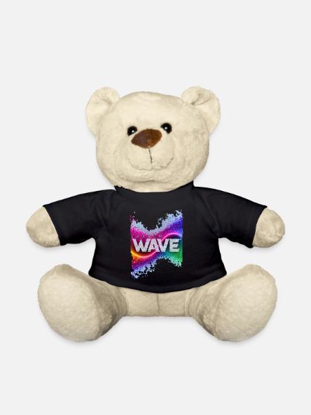 techno wave - Teddy - Schwarz