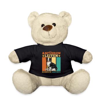 Border Collie GUIDE PRINCIPAL FAITES BONNE IMPRESSION - Nounours - noir - Devant