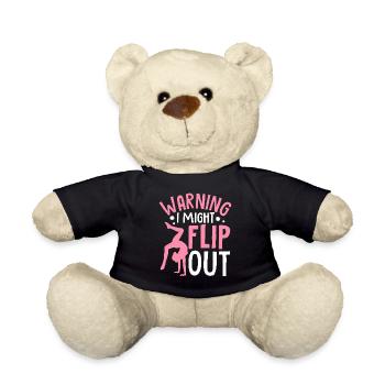 Funny Cheerleading Cheerleader Cheer Squad Might F - Teddy - Schwarz - Vorne