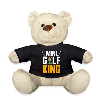 The Minigolf King Golfer Golf Game Sport - Teddy - Schwarz - Vorne