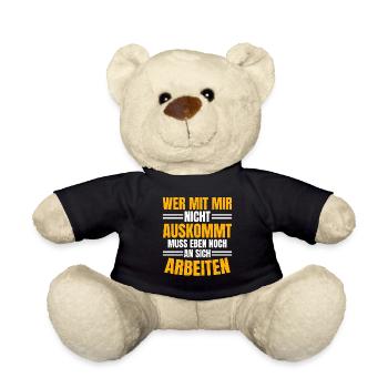 Si tu ne peux pas t’entendre avec moi, tu dois travailler sur toi-même - Nounours - noir - Devant