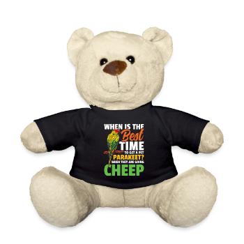 When Is The Best Time To Get A Pet Parakeet - Teddy - Schwarz - Vorne