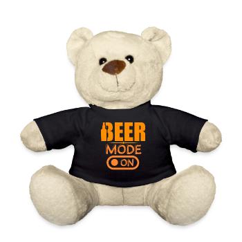 Mode bière sur Mode bière activé - Nounours - noir - Devant