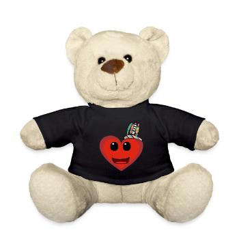 Wild West Heart Hearts Chamans Chamans - Nounours - noir - Devant