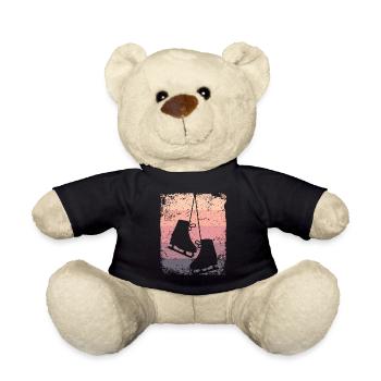 Eiskunstläufer Eiskunstlauf Schlittschuhlaufen - Teddy Bear - black - Front