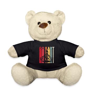 Go Kart Racing Kart Driver Enthusiast Kartier - Nounours - noir - Devant