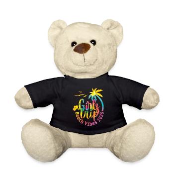 Weekend Girls Trip Beach Vibes 2025 - Teddy - Schwarz - Vorne