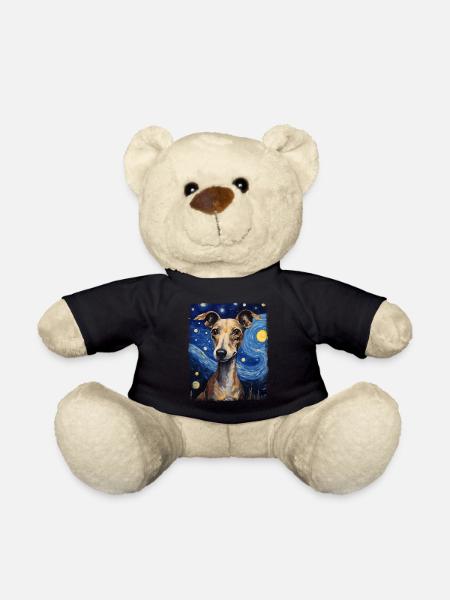 Italienischer Windhund Hund Hund Sternennacht Gemä - Teddy - Schwarz