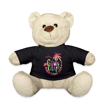 Weekend Girls Trip Beach Vibes 2025 - Teddy - Schwarz - Vorne