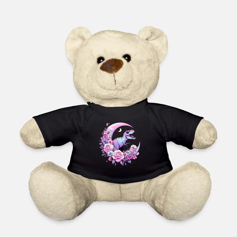 Pastell Goth T-Rex Kawaii Ästhetischer Gruseliger - Teddy - Schwarz
