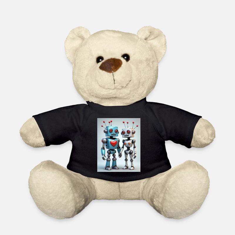 Roboter Pärchen - Teddy - Schwarz