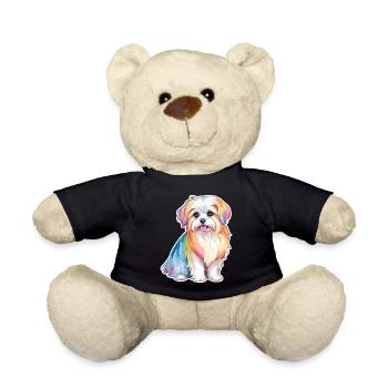 Malteser Wasserfarben - Teddy - Schwarz - Vorne