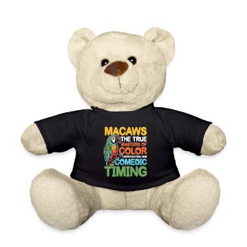 Macaws The True Masters of Comedic Timing - Teddy - Schwarz - Vorne