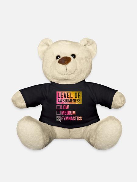 Gymnastics Gymnastics Gymnastics - Teddy Bear - black
