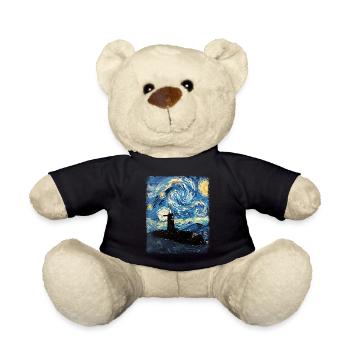 U-Boot Submariner Veteran Sternennacht Gemälde - Teddy - Schwarz - Vorne