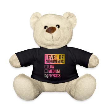 Physics - Teddy Bear - black - Front