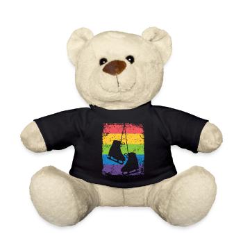 Figure Skating Figure Skating Ice Skating - Teddy Bear - black - Front