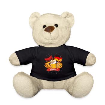 Bierfest Bayern Bayrisches Volksfest - Teddy - Schwarz - Vorne