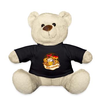 München Volksfest BEER FESTIVAL Lustiges - Teddy - Schwarz - Vorne