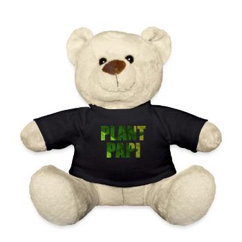 Plant Father Garden Plants Lover Gardener - Teddy Bear - black - Front