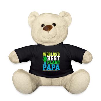 Plant Father Garden Plants Lover Gardener - Teddy Bear - black - Front